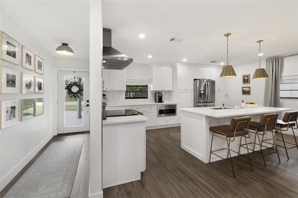 Entryway & Kitchen