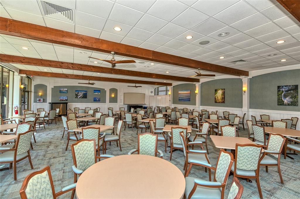 Clubhouse Set For Large Function Before the Remodel