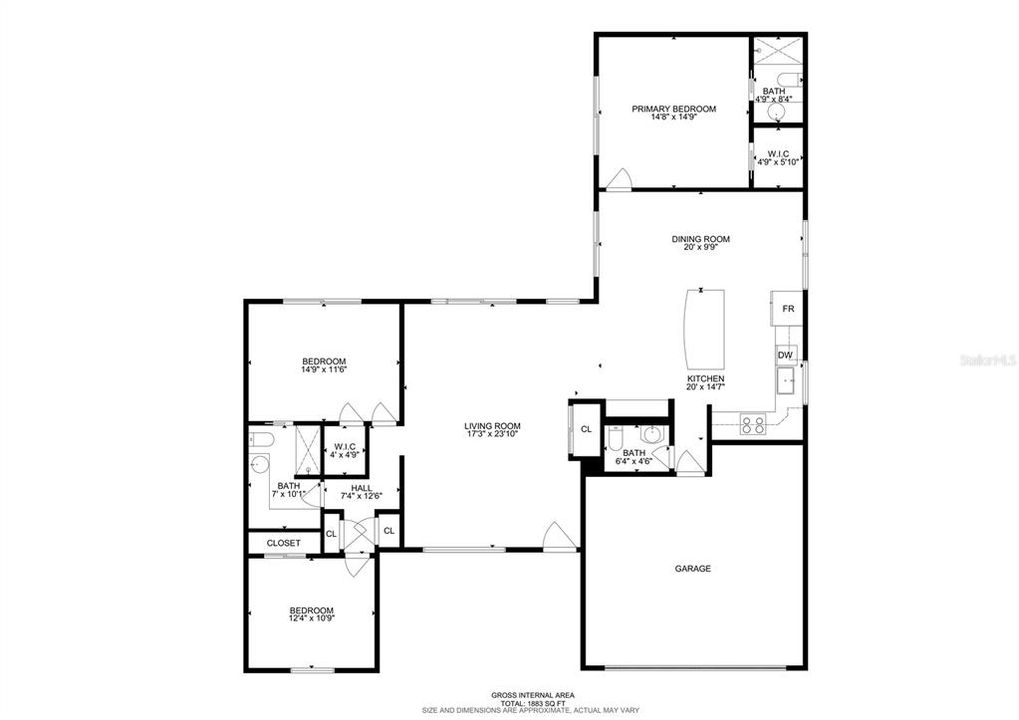 Active With Contract: $399,900 (3 beds, 2 baths, 1852 Square Feet)