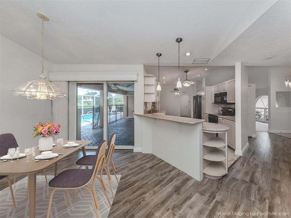 Dining Room Virtually Staged