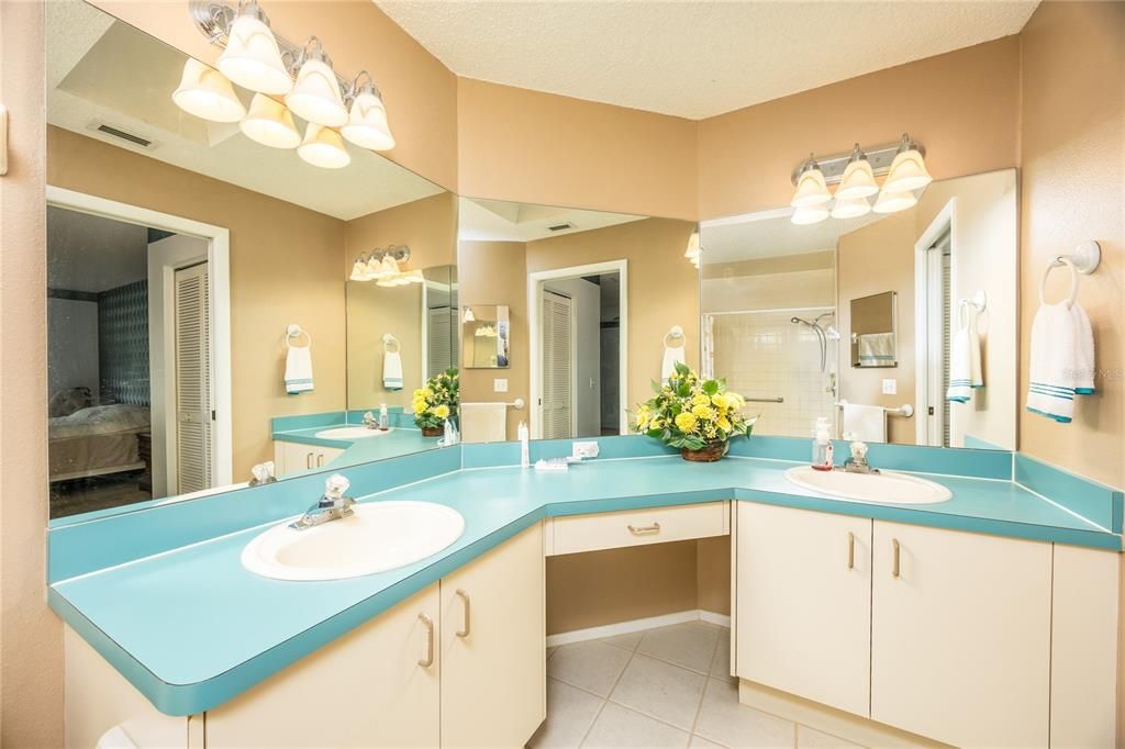 En Suite Bathroom with double Vanity!