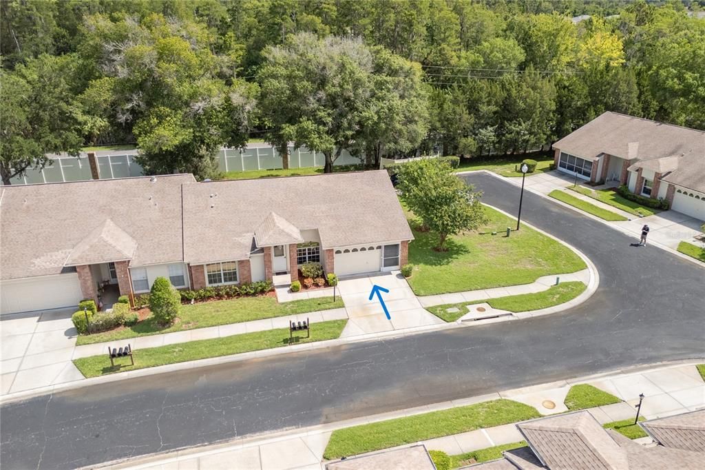 Aerial View of Villa