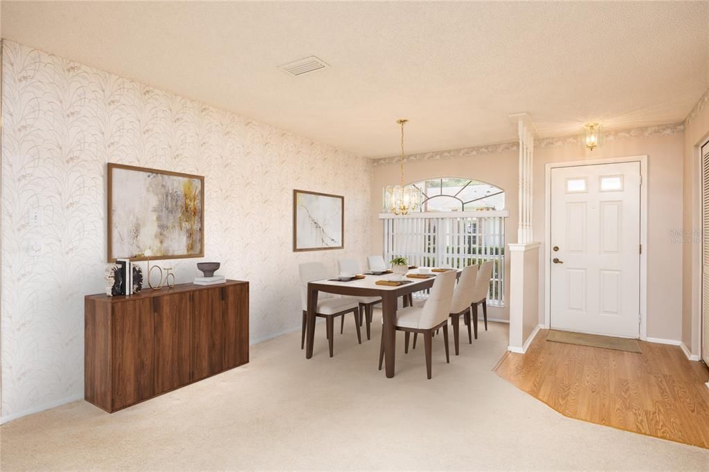 Virtually Staged - Formal Dining area