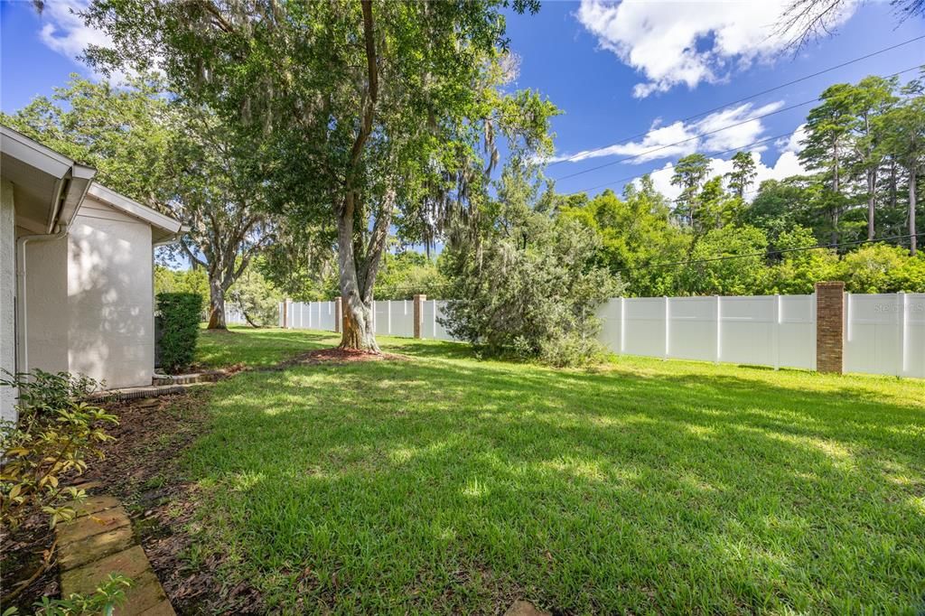 Located at end of street with community privacy fence