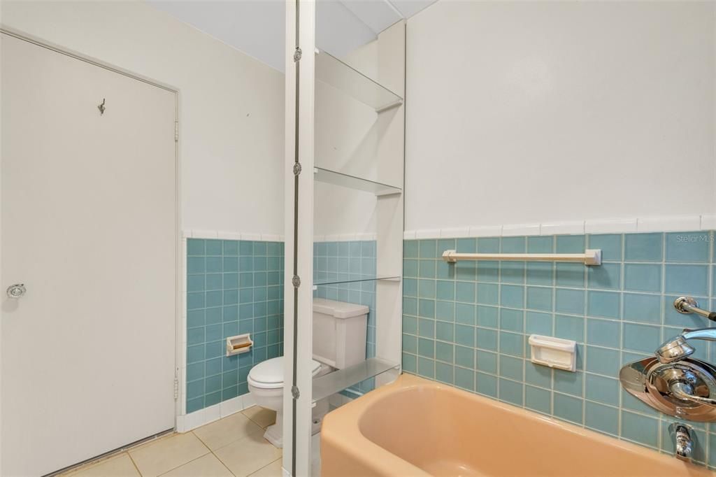 Directly next door to Bathroom #2 - again check out the colorful tile and porcelain plumbing fixtures.