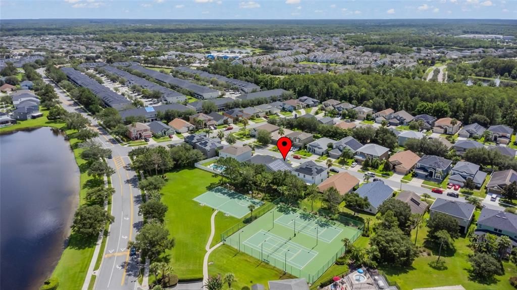 Basketball &  tennis courts