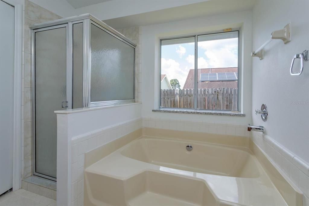 Separate Tub & Shower