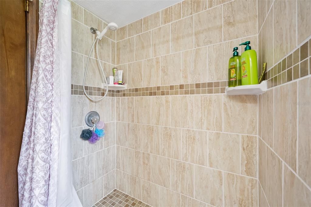 Updated tile shower