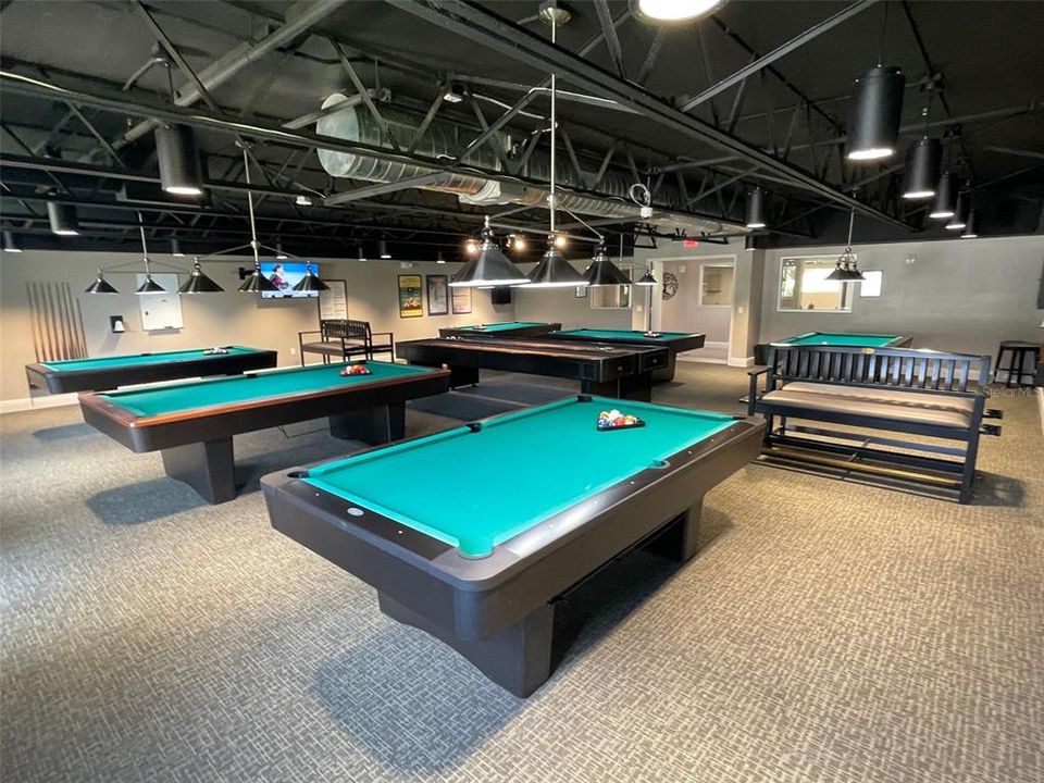 Billiards room