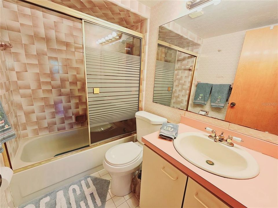 Guest bath with tub & shower