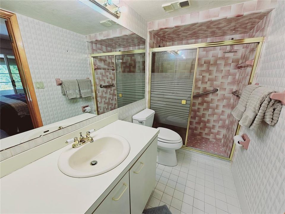 Master bath with walk-in shower