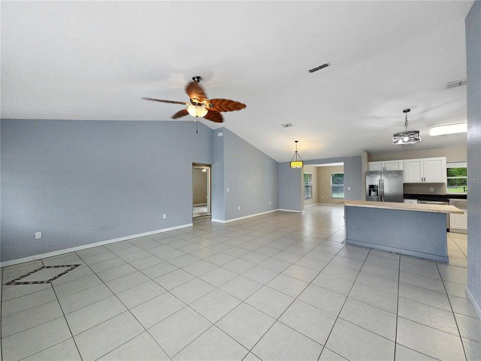 Tiled Living Area