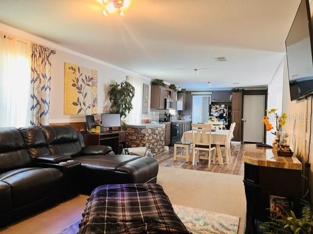 Family Room Kitchen combo