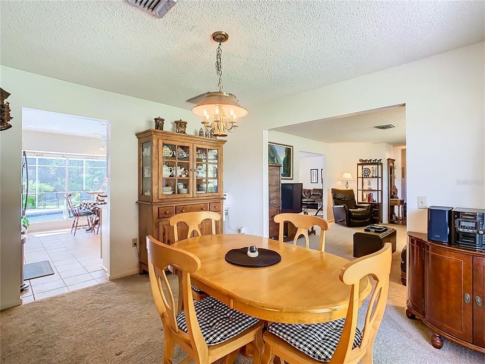 Formal dining room is close to the kitchen