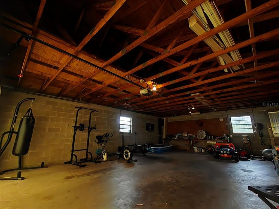 Oversized Garage with Workshop