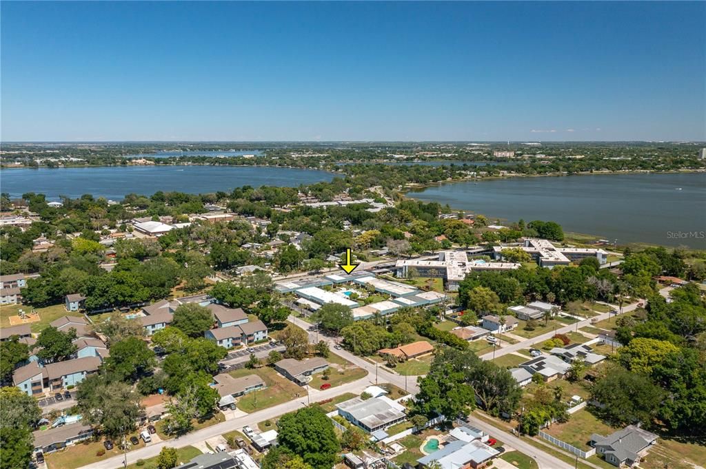 Overhead view of Imperial Villas