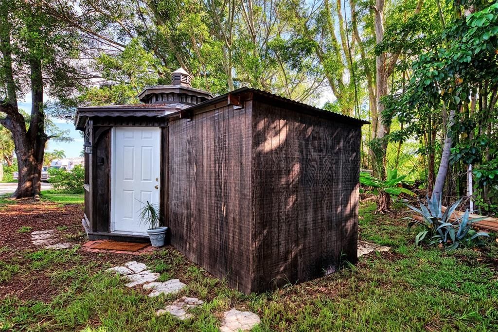 Gazebo exterior.