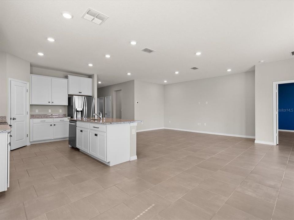 Living room, Dining room, Kitchen Combo