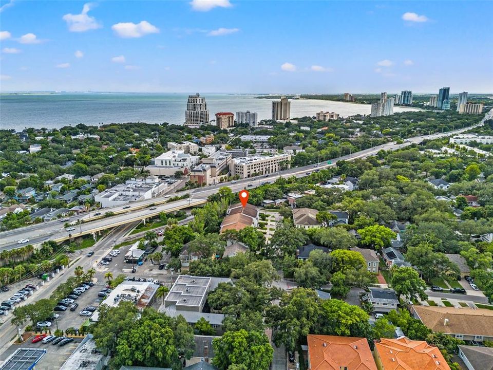 Aerial view of Hyde Park