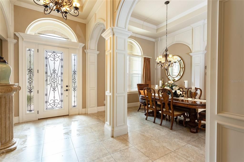 Foyer & dining room