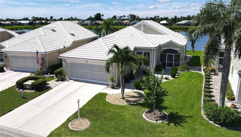 Aerial view of home