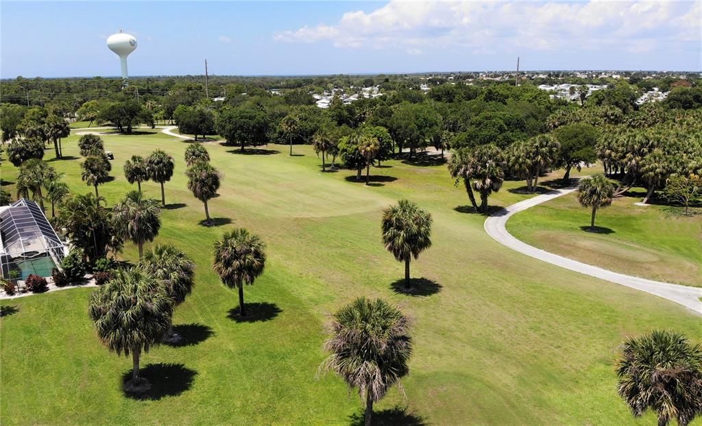 Aerial view of Seminole Lakes Golf Course