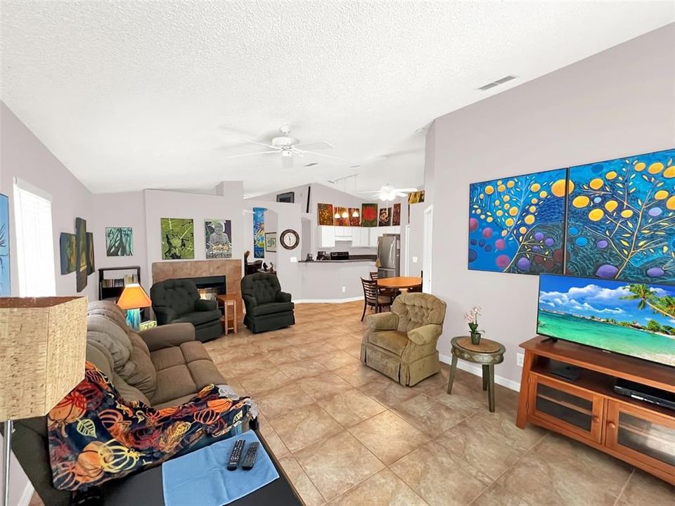 Living Area towards Kitchen