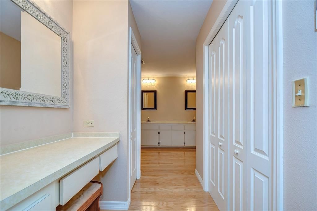 Hardwood floors and a generous walk-in closet!