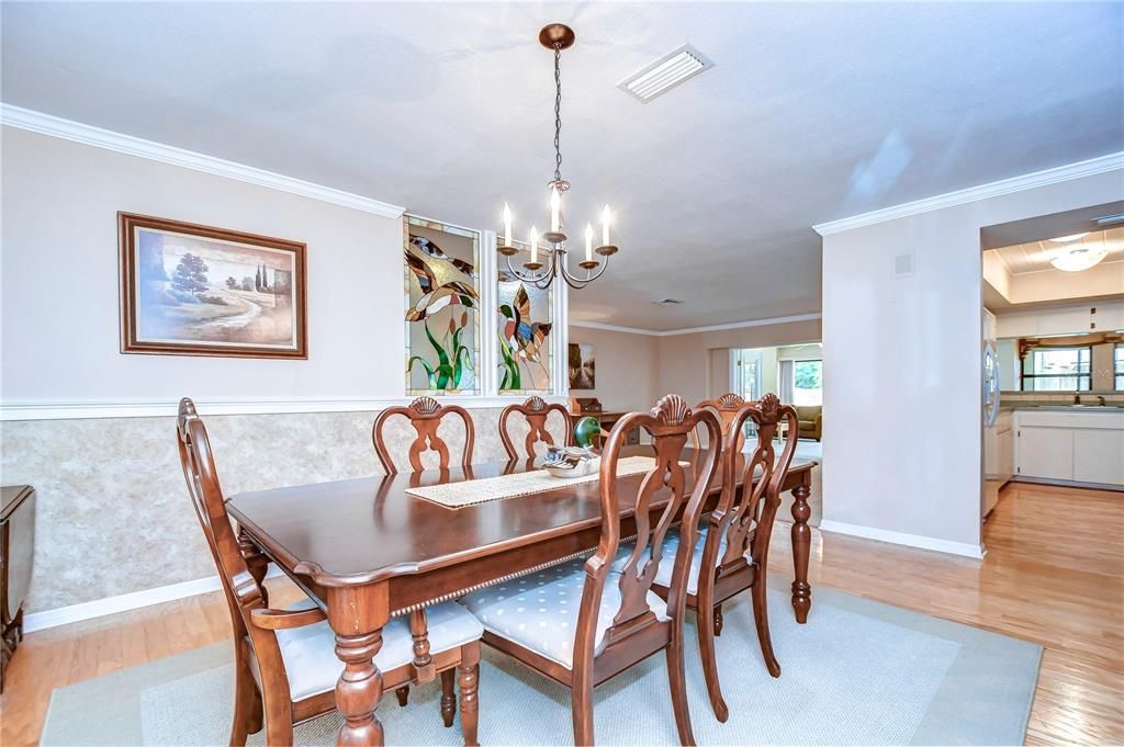 Large formal dining room for all your entertaining needs!