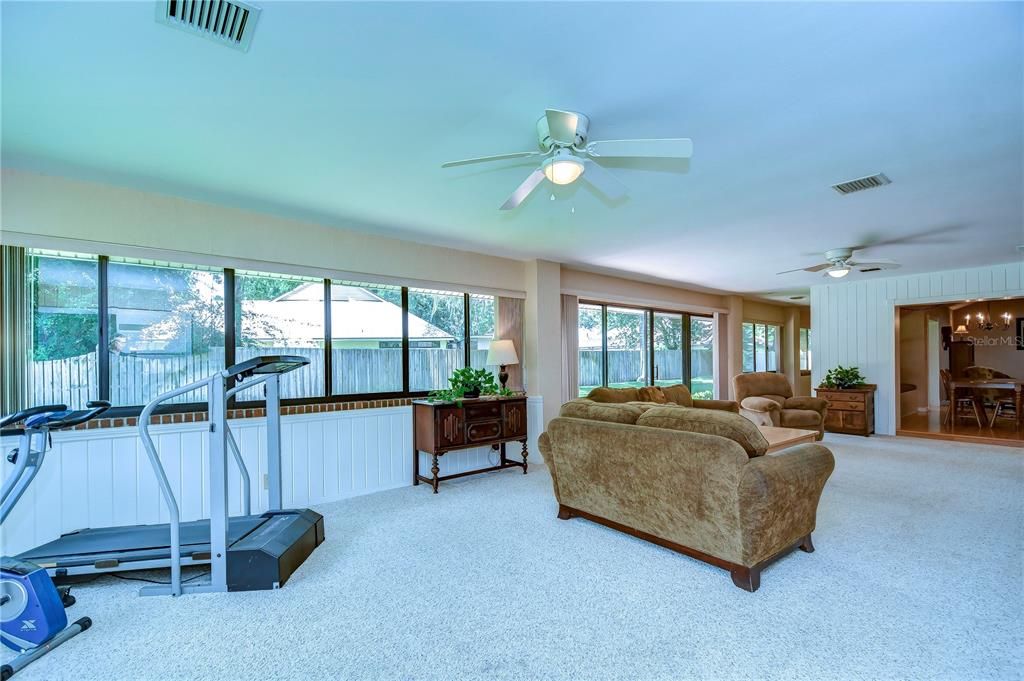 Tray ceiling with shiplap!