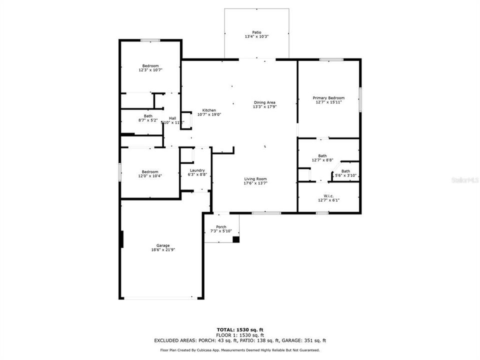 На продажу: $274,900 (3 спален, 2 ванн, 1678 Квадратных фут)