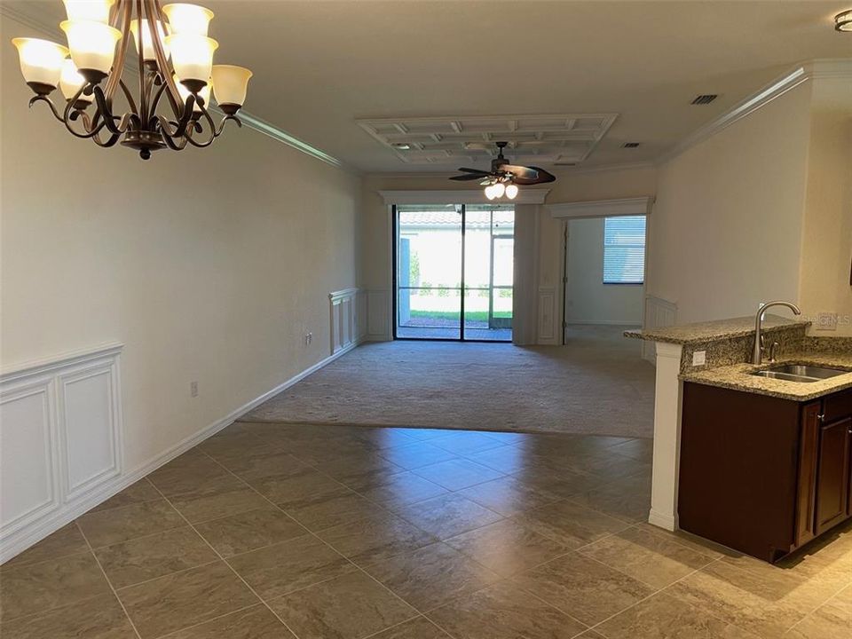 Living Room and Dining room