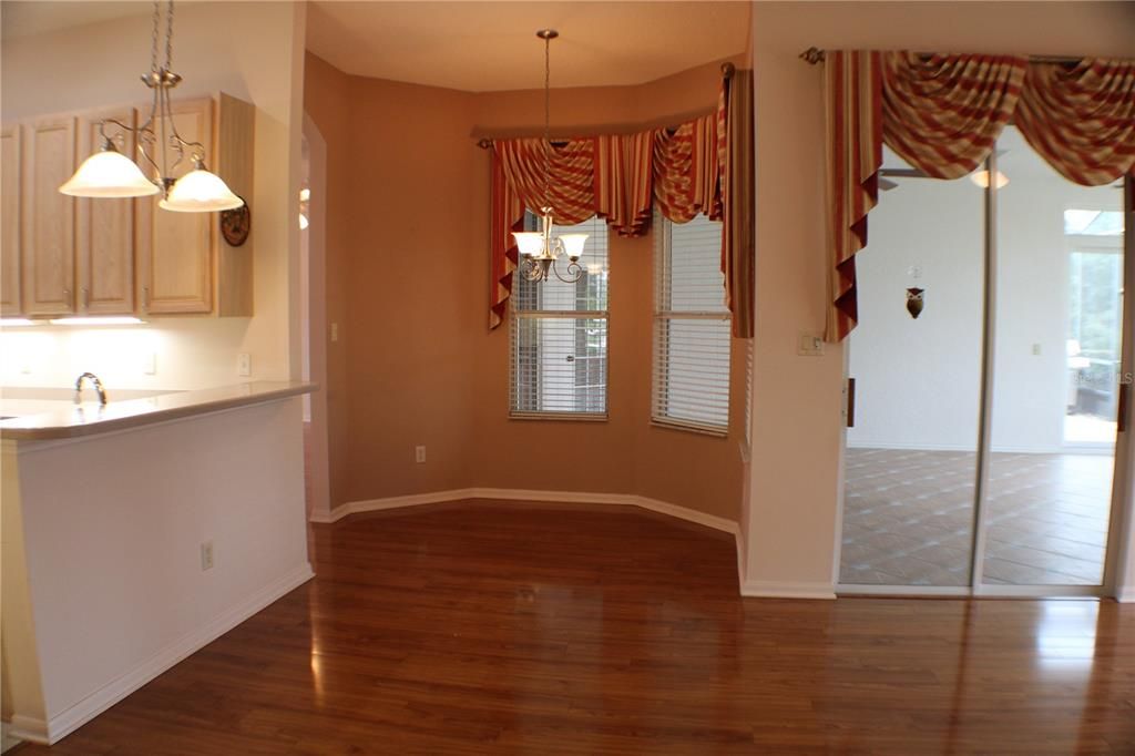 Breakfast Nook overlooks Florida Room