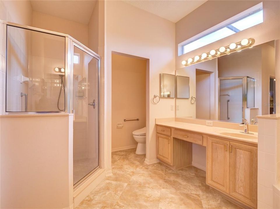 Primary Bathroom with Step in Shower