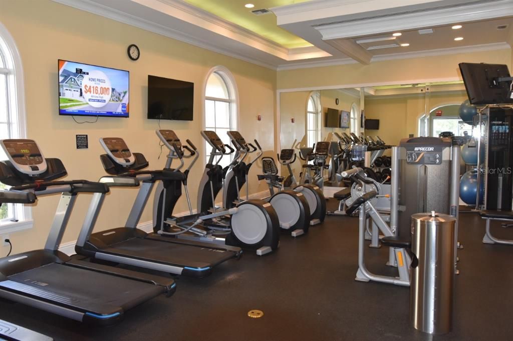 Fully equipped fitness center