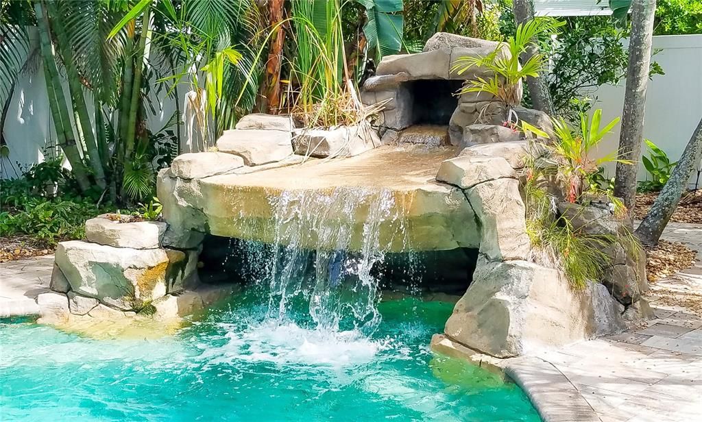 Pool Grotto with Waterfall