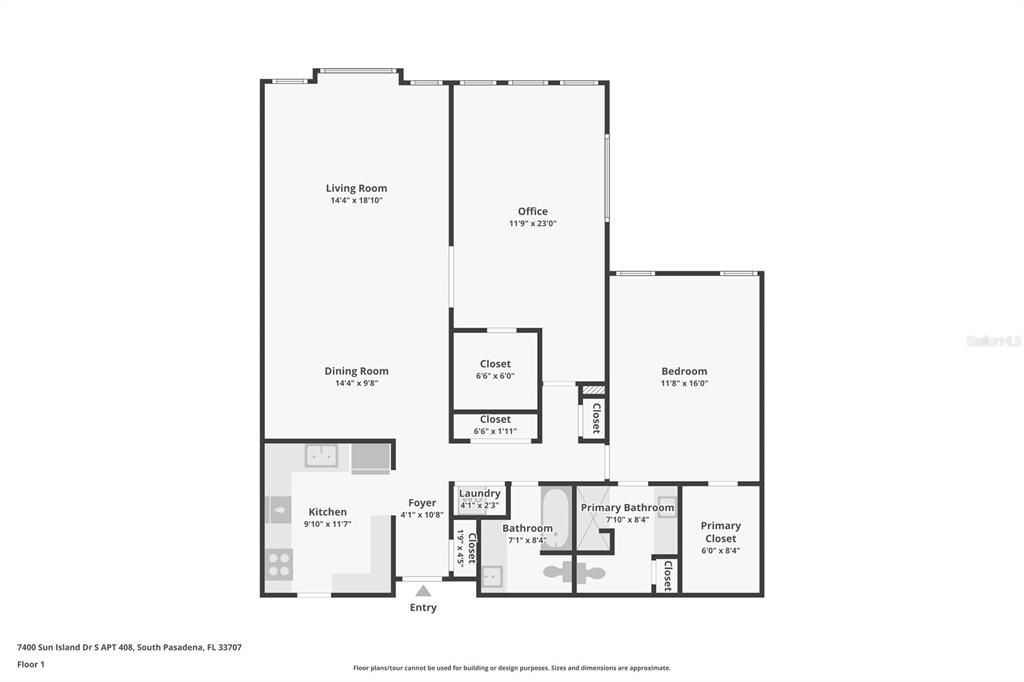 For Sale: $395,000 (2 beds, 2 baths, 1325 Square Feet)