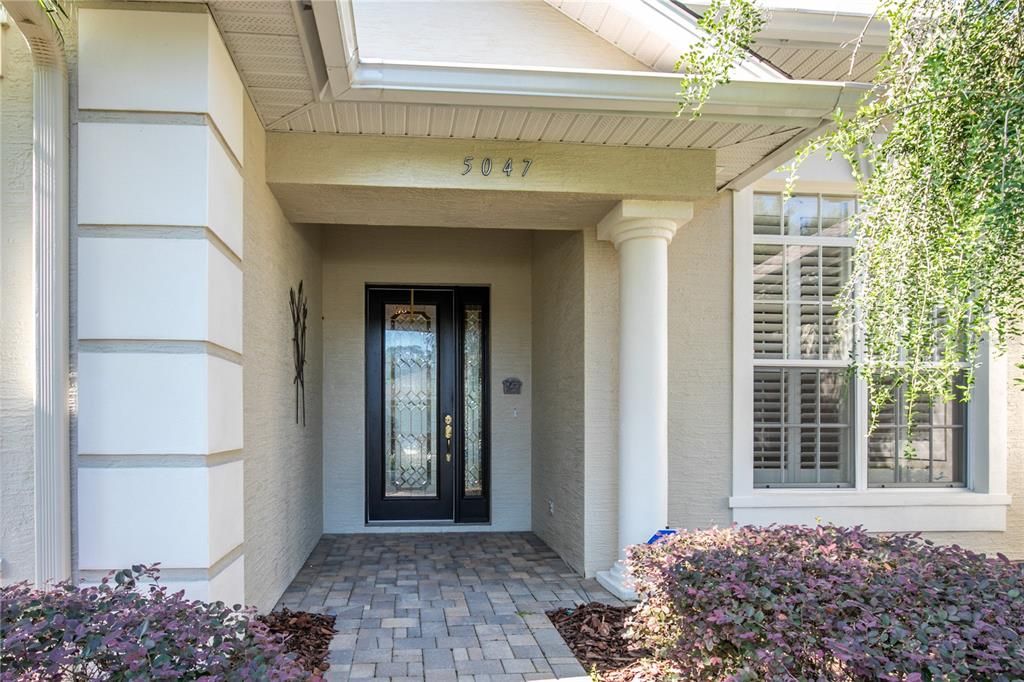 Paver Patio Entrance