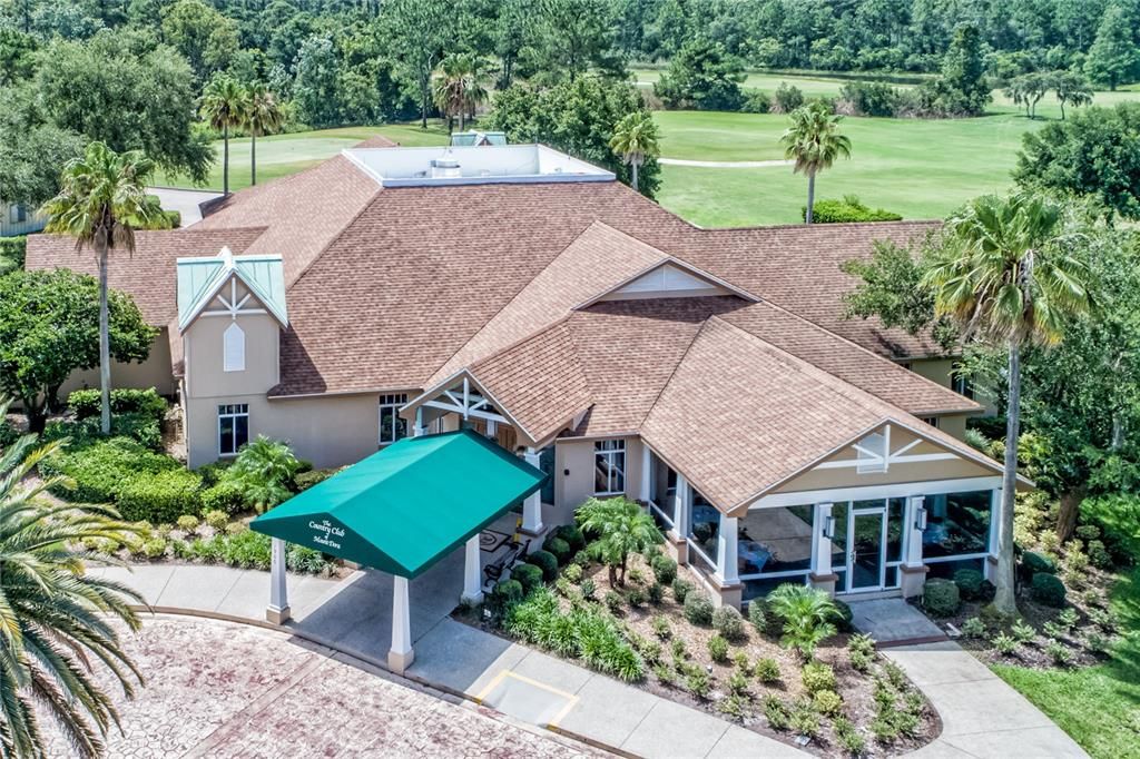 The Country Club of Mount Dora (CCMD) Clubhouse and Restaurant.