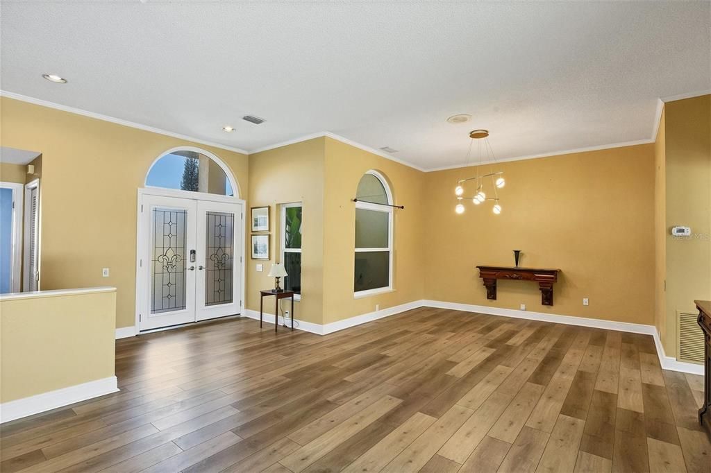 Foyer and Dining room