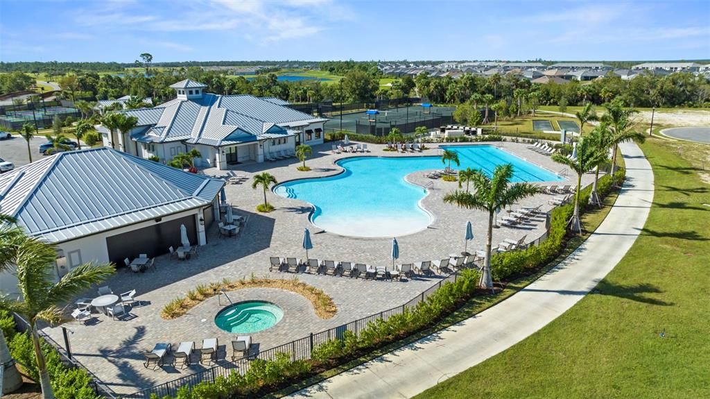 Resort Pool, Tiki Bar, and Hot tub