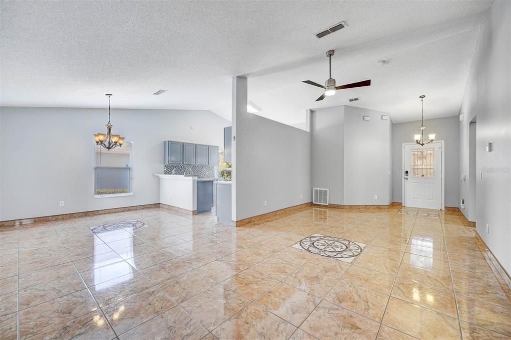 Living and Dining Room Combo