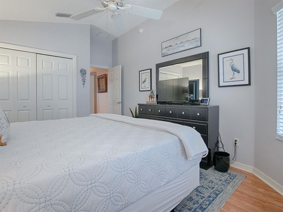 GUEST BEDROOM WITH BUILT IN CLOSET