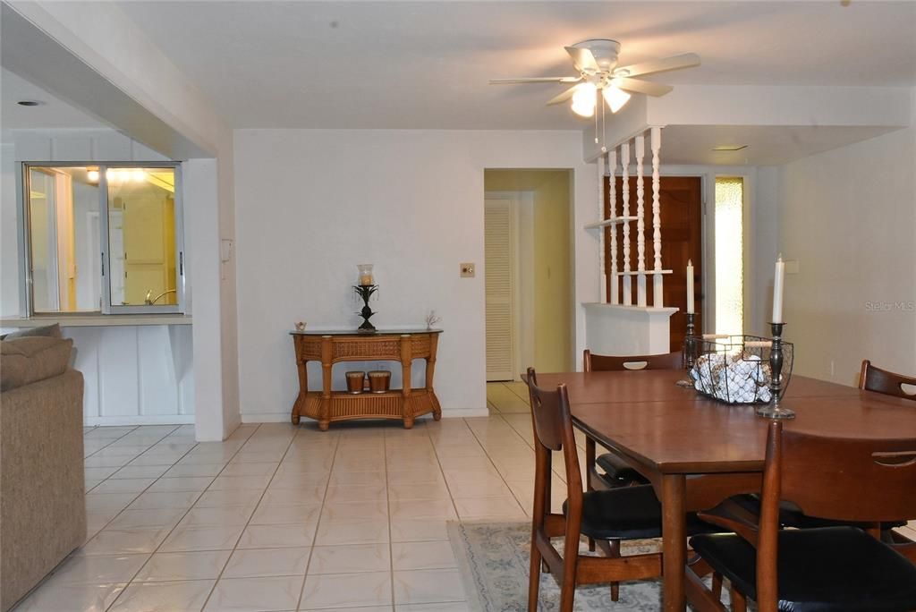 dining room looking towards kitchen