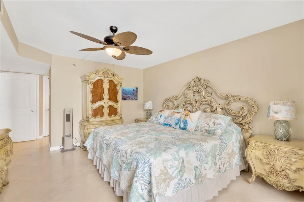 Another view of Master Bedroom as you look to the private en-suite bath.