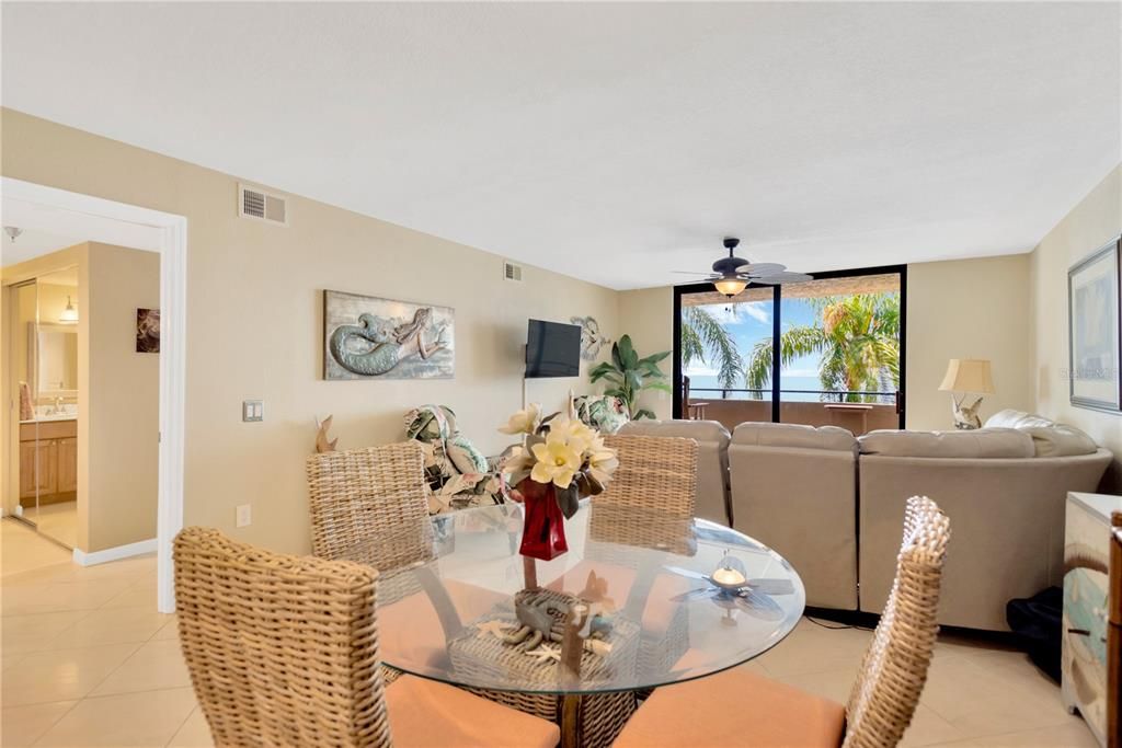 For a more intimate setting, you will love this dining area to host good friends or family.