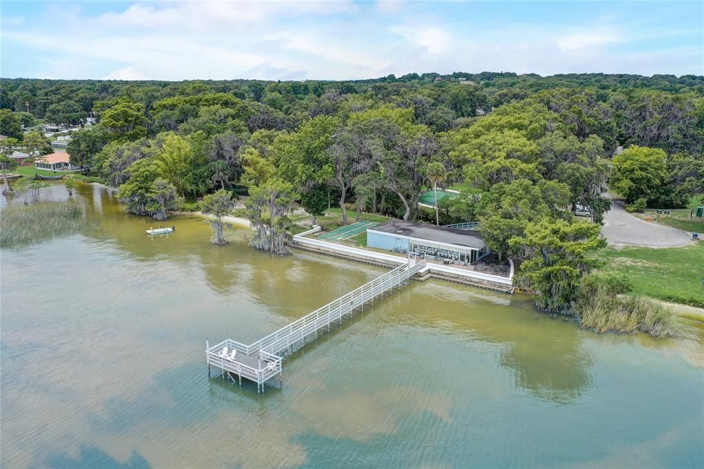 Clubhouse with pier in the privacy of your own community. The Springs Bath and Yacht Club Community. Annual fee is posted on MLS