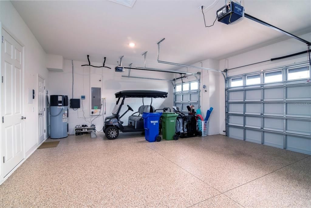 Golf cart garage space
