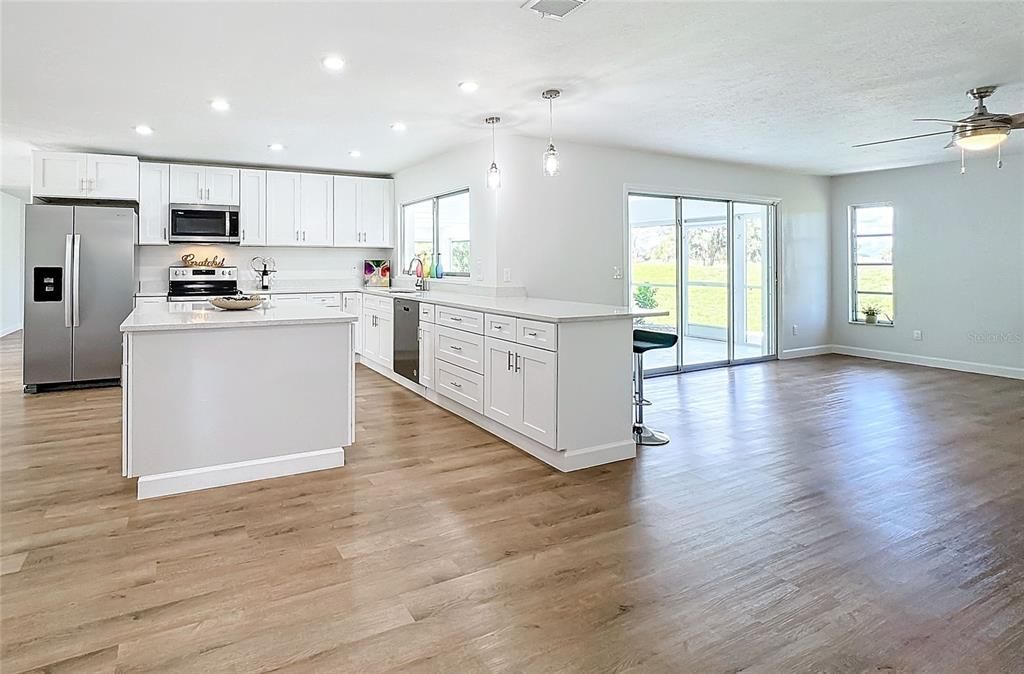 Kitchen and Dining Area