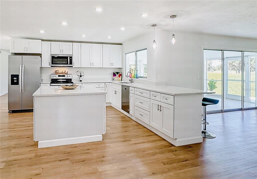 Kitchen with access to the dining room